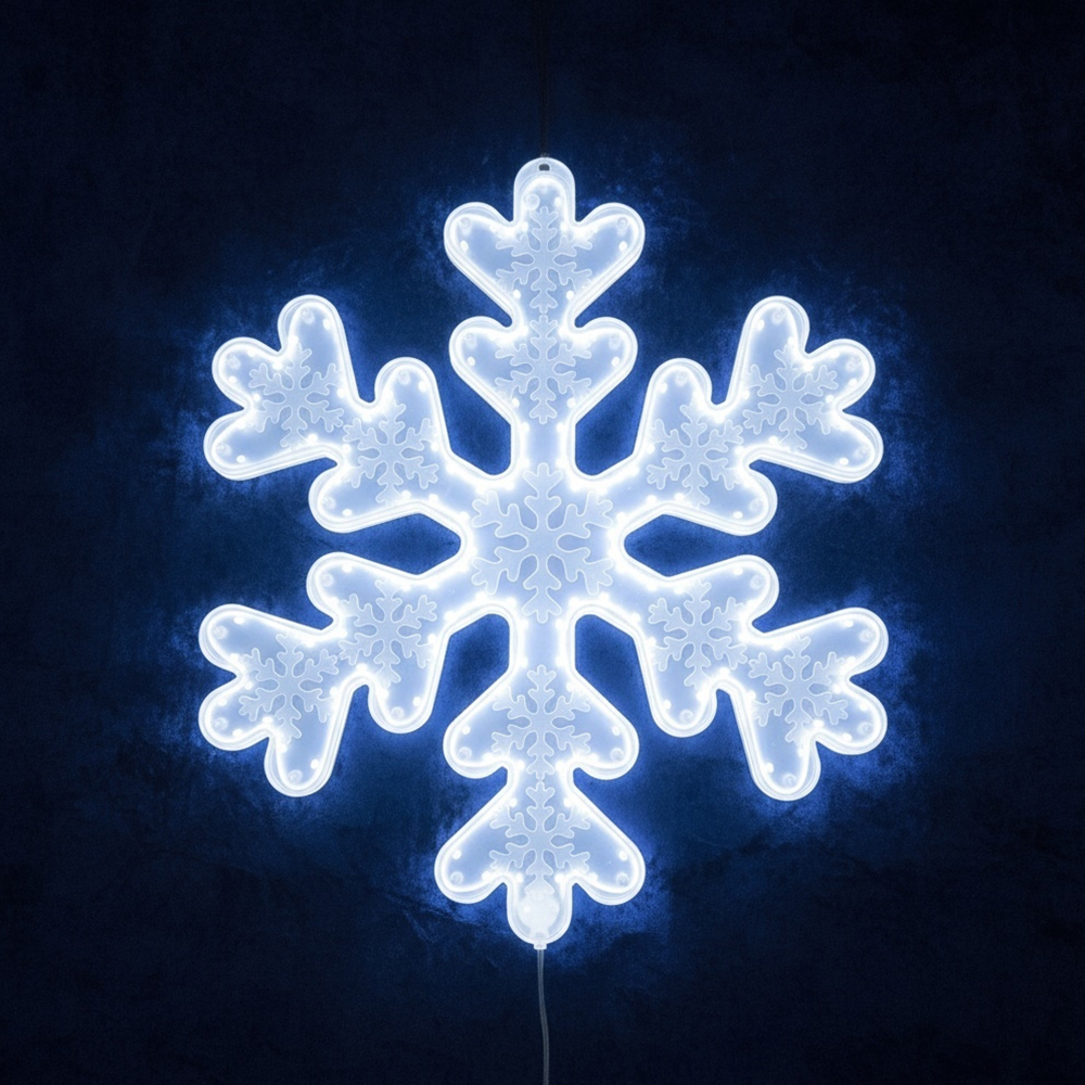 선세이브 3D 입체 눈결정체 LED