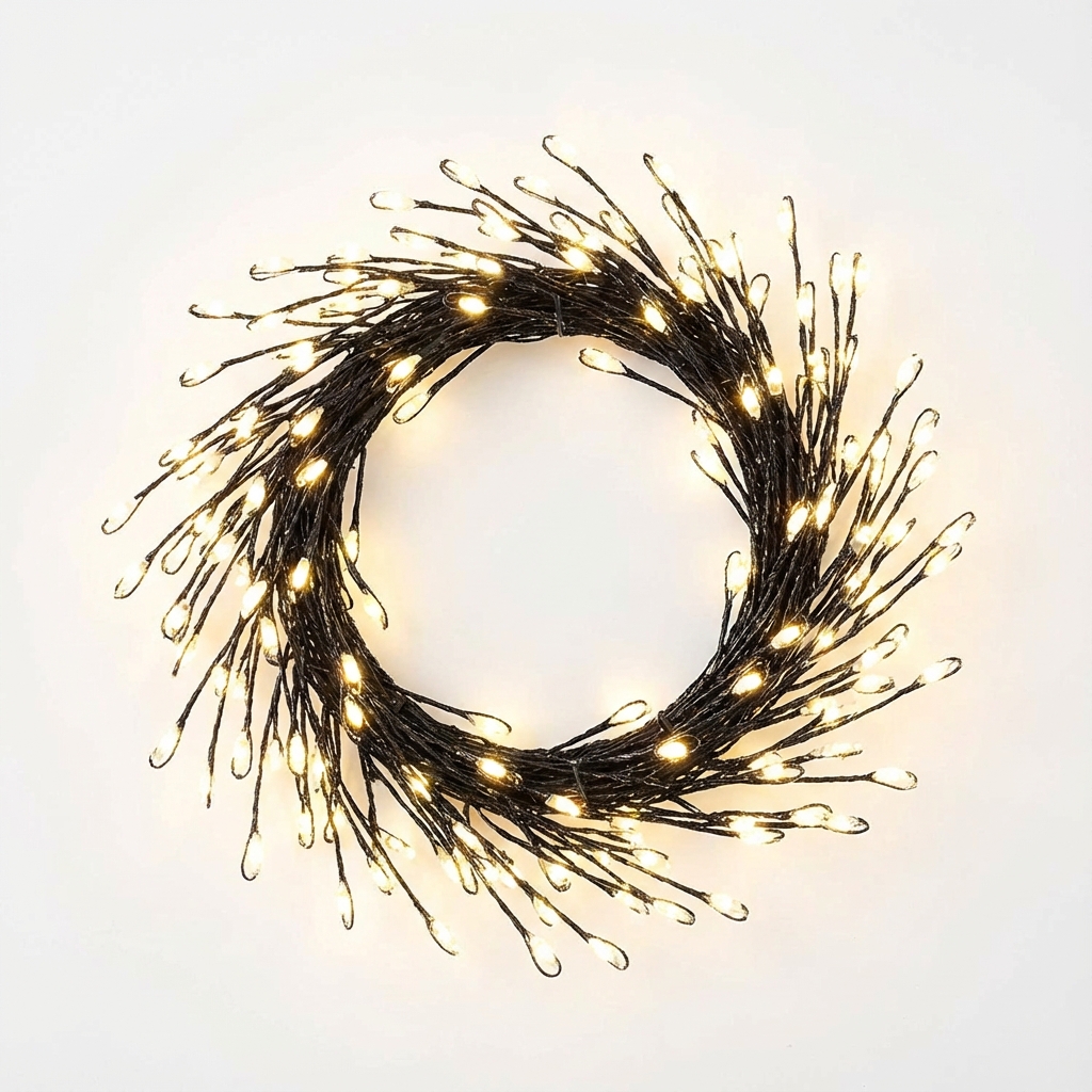 선세이브 LED 동선등 와이어 지네전구 200구 전원포함 리모컨 세트