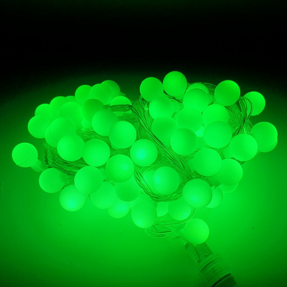 선세이브 LED 앵두전구 100구 투명선 정류기 세트