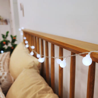 선세이브 LED 앵두전구 100구 투명선 정류기 세트