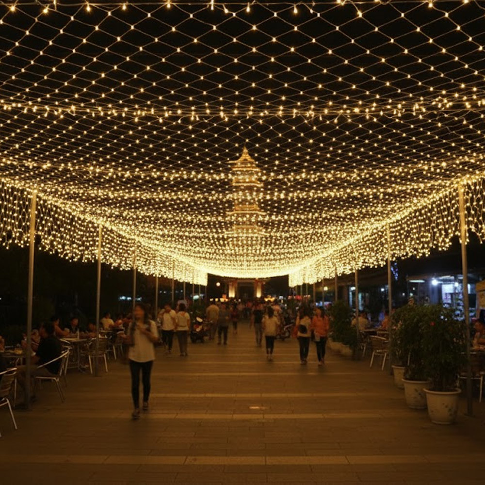 선세이브 그물전구 장식조명 LED 네트전구 208구 DC24V